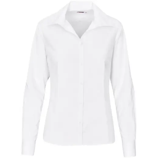 Ladies Long Sleeve Sheffield White